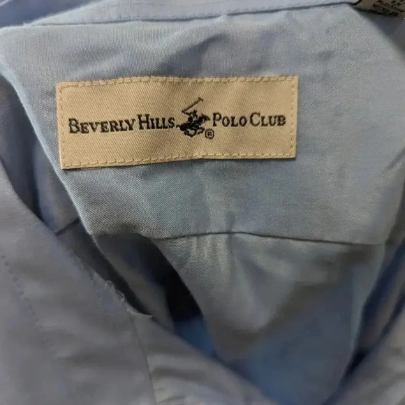 Beverly Hills Polo Club Button Front Shirt L - Picture 7 of 7